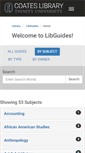 Mobile Screenshot of libguides.trinity.edu
