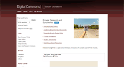 Desktop Screenshot of digitalcommons.trinity.edu